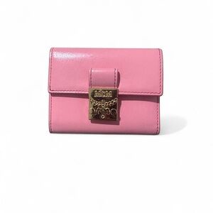 MCM Pink Leather Wallet
